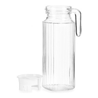 Glas-Karaffe mit Deckel, 0,95 L