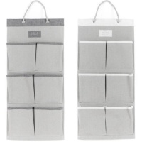 Hängeschrank-Organizer 55 x 26 cm grau - 6 Fächer - 1 St.