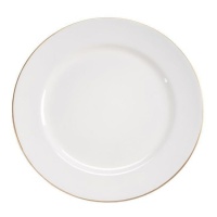 33 cm Teller mit Goldrand