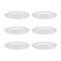 28 cm abstrakter Teller - Vivalto - 6 Stück