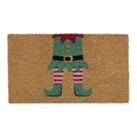 Weihnachtself-Fußmatte