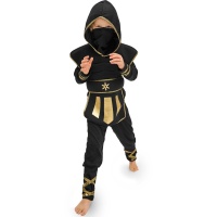 Kinderkostüm Ninja in Schwarz