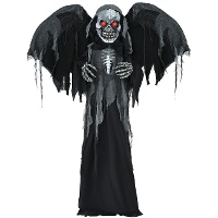 Skelettengel mit Licht, Ton und Bewegung, 1,80 m hoch