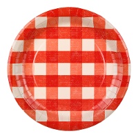 BBQ-Teller 27 cm - 6 Stück