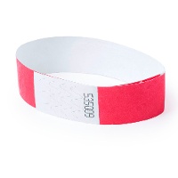 Armband aus Papier mit 1,9 cm Klebeverschluss - 10 Stück