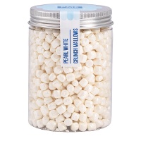Knusprige Marshmallow-Streusel perlmuttweiß, 87 g - PME