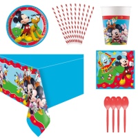 Party-Set für Mickey-Feier - 8 Personen