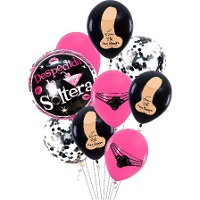 Bouquet 'Derselbe Penis für immer' Fuchsie - 9 Stück