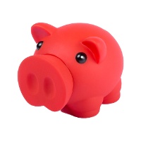 Bunte Sparschwein - 1 Stück
