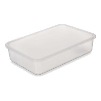 Transparenter Tupper 24 x 16 cm
