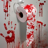 Blutverschmiertes Toilettenpapier