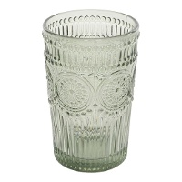 Wasserglas 400 ml mit Gravur in Wassergrün