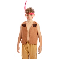 Indianer- oder Cowboyweste für Jungen