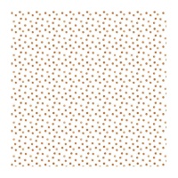 Pergamentpapier mit braunen Tupfen 30,5 x 30,5 cm - Artis decor - 3 Stück