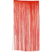 Rote Vorhänge 2 x 1 m