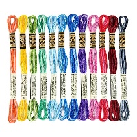 Stickgarn Mouliné Spécial Farbverlauf 4 m - DMC - 12 Einheiten