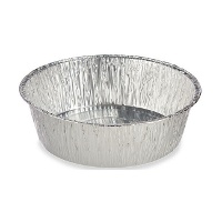 Einweg-Rundbehälter 25 x 25 x 7,5 cm - 2 Stück