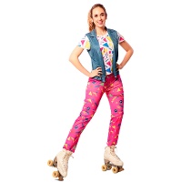 Rollschuh-Kostüm der 90er für Damen