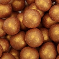 Goldene Perlen?Streusel 8 mm - PME - 40 g