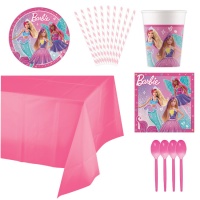 Party-Set für Barbie-Thema - 8 Personen