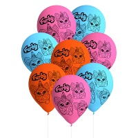 Latex Furby-Ballons - 8 Stück