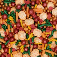 Halloween-Kürbis-Streusel, 70 g - FunCakes