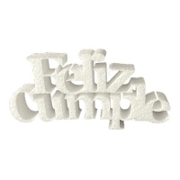 Korkfigur mit Spruch Happy Birthday 22,5 x 11 cm