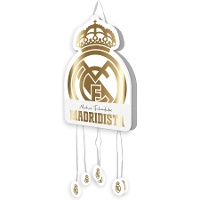 Piñata mit goldenem Wappen von Real Madrid, 53 x 38 cm