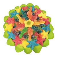 Bunte Spaß-Süßigkeitentorte, 840 g