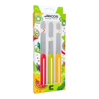Set mit 3 Messern mit 10 cm Klingenlänge B-Line Sommer - Arcos