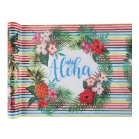 Hawaiianischer Aloha Tischläufer - 30 cm Breite - 5 m Länge