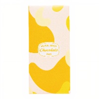 Schachtel für Schokoladentafel mit Wellenmuster, 16 x 7,5 x 2,5 cm - 5 Stück