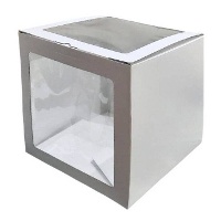 Kuchenbox 35 x 35 x 35 cm mit zwei Fenstern - Azucren