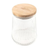 0,85-L-Glas mit Deckel