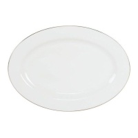 Platte 35,8 x 25,5 cm mit Goldschnitt