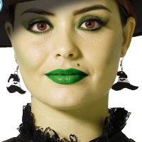 Hexenhut-Ohrringe - 1 Paar