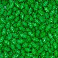 Streusel in Form von Stechpalmenblättern, 90 g - Azucren