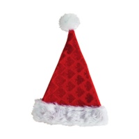 52 cm bedruckte Weihnachtsmann-Mütze