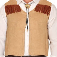 Indianer- oder Cowboyweste mit Fransen für Erwachsene