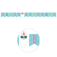 Happy Birthday Flammengirlande 2,42 m