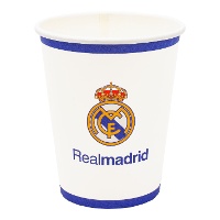 Real Madrid Weißer Becher - 8 Stück