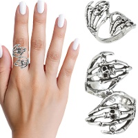Skeletthand-Ring
