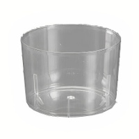 Kleine klare Plastikbecher - 230 ml - 12 Stück