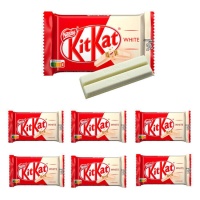 KitKat mit weißer Schokolade und Keks - Nestlé - 6 Einheiten