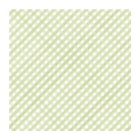 Pergamentpapier Vichy Karo Apfelgrün 30,5 x 30,5 cm - Artis decor - 3 Stück