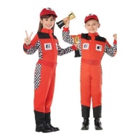 Kinder Rennfahrer-Kostüm