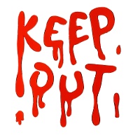 Gel-Fensterdekoration von Keep Out