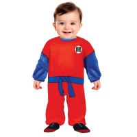 Rotes Kriegerkostüm für Baby