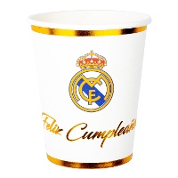 Real Madrid Geburtstagsgläser - 8 Stück