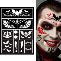 Vampir-Make-up-Schablone